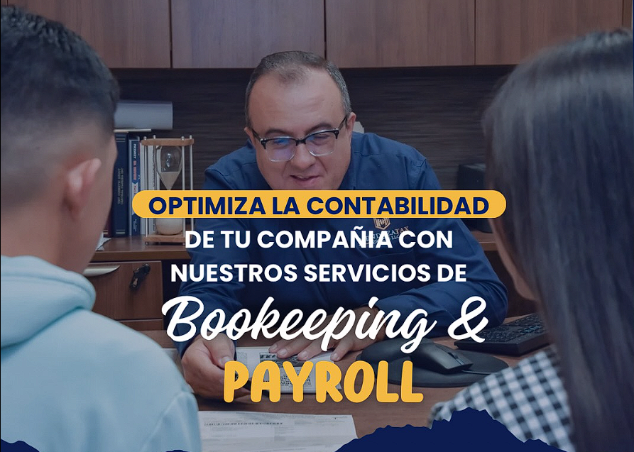 Optimiza la contabilidad de tu compañía con nuestros servicios de Bookkeeping & Payroll - Mendoza Tax Services